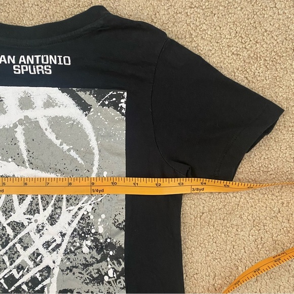 San Antonio Spurs NBA Boy 7 Large Black Basketball Double Sided Print Youth - Picture 7 of 7